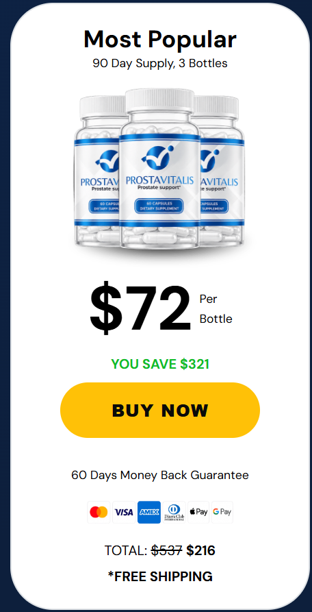 Buy ProstaVitalis 3 Bottle