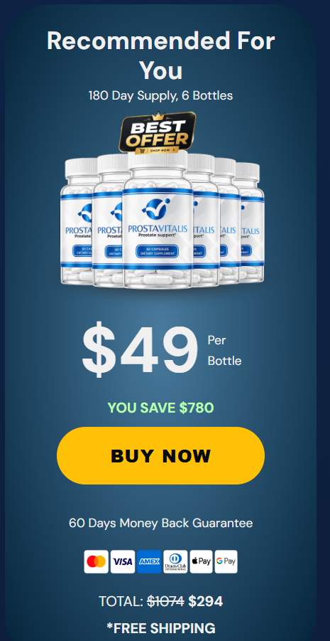 Buy ProstaVitalis 6 Bottle